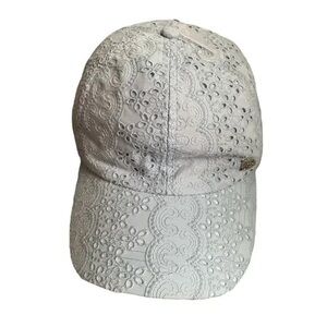 Vince Camuto White Lace Hat